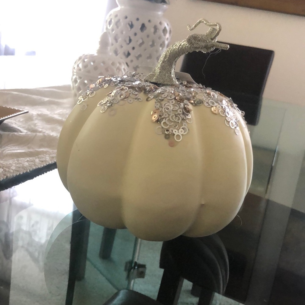 Elegant white pumpkin